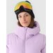 Kurtka narciarska damska TTJAF573 4F - jasny fiolet