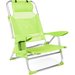 Krzesło plażowe z funkcją leżaka Sun Lite 2w1 Outtec - lime