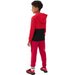 Spodnie dresowe chłopięce 4FJAW23TTROM414 4F - czerwony