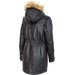 Kurtka parka damska H4Z17 KUD010 4F - czarna