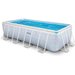 Basen stelażowy Prism Jodełka z pompą 12V 400x200x100cm Intex