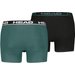 Bokserki męskie Basic 2 pary Head - green/black
