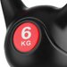 Hantla Kettlebell Red 6kg Gymtek