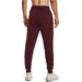 Spodnie męskie dresowe Rival Fleece WordMark Jogger Under Armour - bordowe