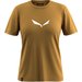 Koszulka damska Solid Dry Salewa - Golden Brown New Logo