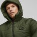 Kurtka męska ESS Hooded Padded Puma - ciemnozielona