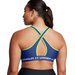 Biustonosz sportowy damski Crossback Mid Bra Under Armour - Tech Blue/Retro Green