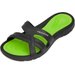 Klapki Panama Aqua Speed - czarno/zielone