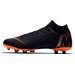 Buty piłkarskie korki Mercurial Superfly VI Academy Multi Ground Nike - czarno-pomarańczowe