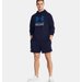 Spodenki męskie Rival Terry 6in Short Under Armour - Midnight Navy/Onyx White