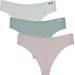 Stringi damskie Pure Stretch NS Thong 3 pary Under Armour - mix