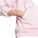 Bluza damska Essentials Big Loog French Terry Loose Adidas - Clear Pink/White