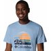 Koszulka męska Path Lake Graphic Tee Columbia - Ripple Blue, Peaceful Perspective