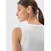 Bezrękawnik damski TSLEF132 4F - biały