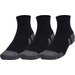 Skarpety Performance Cotton Qtr 3 pary Under Armour - Black/Pitch Gray