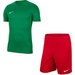 Komplet piłkarski męski Park VII + Park III Nike - zielono-czerwony