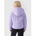 Kurtka puchowa dziewczęca TDJAF449 4F - fiolet