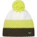 Czapka Merino Star Pompon Eisbar - lemon green