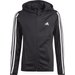 Bluza juniorska Designed 2 Move 3-Stripes Hoodie Adidas - czarna
