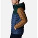 Kurtka puchowa męska Powder Lite Hooded Columbia - dark mountain/spruce/delta