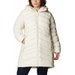 Płaszcz puchowy damski Autumn Park Down Mid Columbia - Chalk
