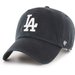 Czapka z daszkiem MLB Los Angeles Dodgers 47 Clean Up 47 Brand - czarna/biała