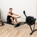 Wioślarz powietrzny XR4000 + pas do pomiaru tętna Gymtek