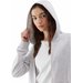 Bluza damska 4FWSS24TSWSF0956 4F - chłodny jasny szary melanż