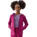 Bluza dziewczęca 4FJWSS24TSWSF0919 4F - ciemny róż