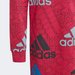 Sukienka dresowa juniorska Essentials Brand Love Print Hooded Adidas
