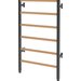 Drabinka gimnastyczna metal-drewno 245x80 cm EH-DG09 Endorfit - czarna