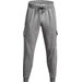 Spodnie dresowe męskie Rival Fleece Cargo Jogger Under Armour - Castlerock Light Heather / White