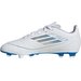 Buty piłkarskie, korki F50 Club FG/MG Jr Adidas - White/Blue