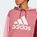 Bluza damska Essentials Big Logo Oversized Adidas - różowa
