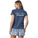 Koszulka damska P-6 Logo Responsibili-Tee Patagonia - niebieska