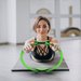 Obręcz do pilatesu, jogi Flow Gymtek - zielona