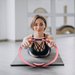 Obręcz do pilatesu, jogi Flow Gymtek - różowa