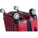 Komplet 3 walizek Berlin Bagia - red wine