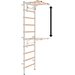 Drabinka gimnastyczna 240x80 cm z drążkiem do ćwiczeń EH-DG05 + DA29 Endorfit - biała