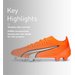 Buty piłkarskie korki Ultra Match FG/AG Puma - pomarańczowe
