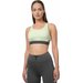 Biustonosz sportowy damski 4FSS23USBAF035 4F - zielony