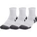 Skarpety Performance Tech Qtr 3 pary Under Armour - White/Jet Gray