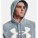 Bluza męska Rival Fleece Big Logo Hoodie Under Armour - Harbor Blue / Onyx White