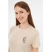 Koszulka damska Rune Bamboo Lady Viking - beżowy