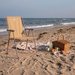 Krzesło ogrodowe, turystyczne, plażowe Marina Outtec - karmelowy