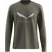 Longsleeve męski Solidlogo Dry Salewa - faded green