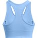 Biustonosz sportowy damski Vanish Seamless Mid Bra Under Armour - Horizon Blue/White