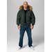Kurtka męska Burnt Quilted Hooded Jacket Pitbull West Coast - Dark Olive