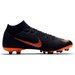 Buty piłkarskie korki Mercurial Superfly VI Academy Multi Ground Nike - czarno-pomarańczowe