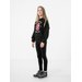 Bluza dziewczęca HJZ22 JBLD004 4F - czarna